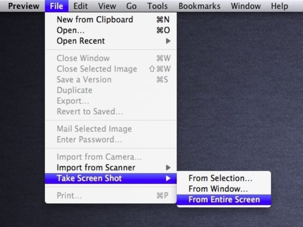how to take a screenshot on mac