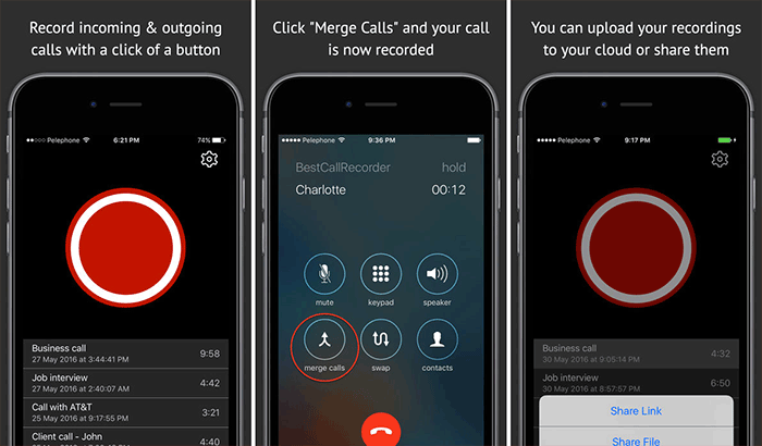 Call recorder iphone