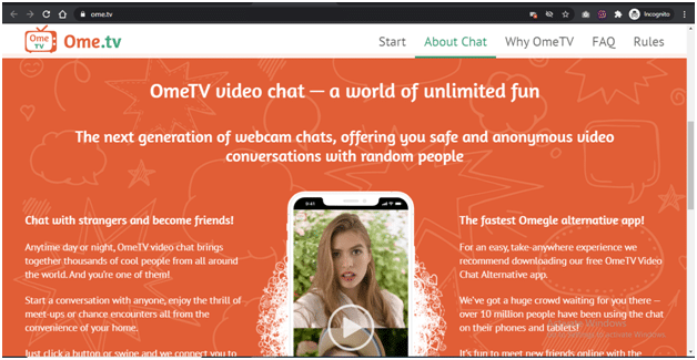 OmeTV Video Chat - Meet strangers, Make Friends